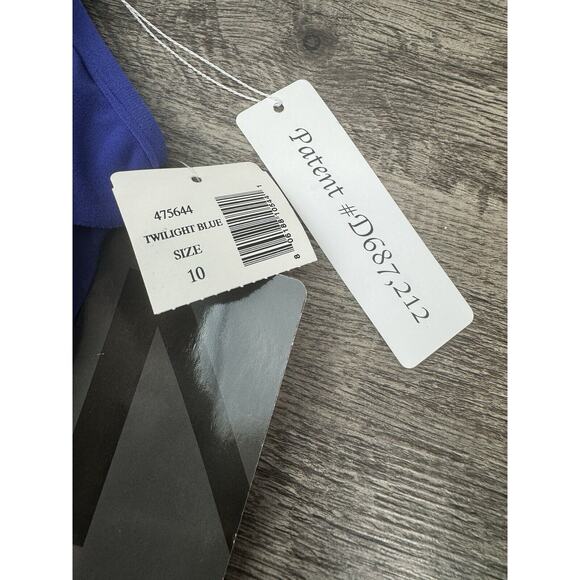 Magicsuit Rita Tankini Swimsuit Top Size 10 Twilight Blue Tiered Layers TOP ONLY - Picture 5 of 11